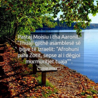 Picture 05 - Eksodi 16:9 ALB - Pastaj Moisiu i tha Aaronit: 