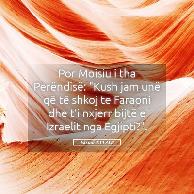 Picture 05 - Eksodi 3:11 ALB - Por Moisiu i tha Perëndisë: 