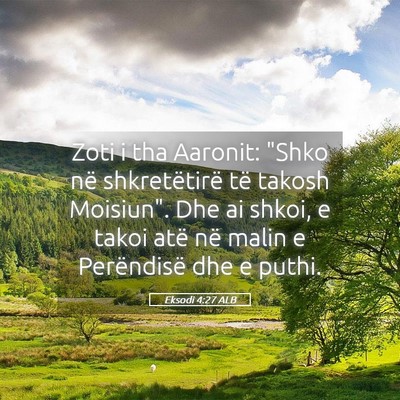 Picture 05 - Eksodi 4:27 ALB - Zoti i tha Aaronit: 