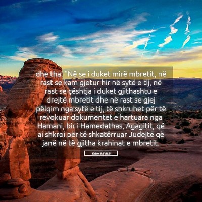 Picture 05 - Ester 8:5 ALB - dhe tha: 