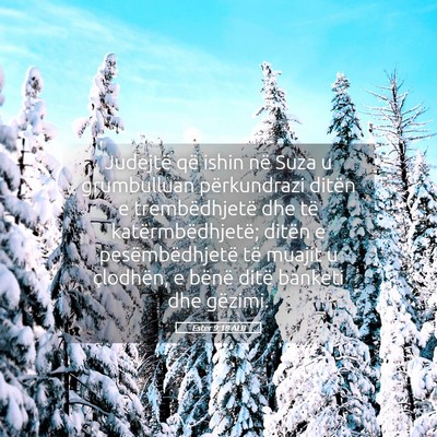 Picture 05 - Ester 9:18 ALB - Judejtë që ishin në Suza u grumbulluan - Bible Verse Picture