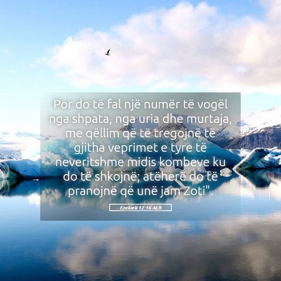 Picture 05 - Ezekieli 12:16 ALB - Por do të fal një numër të vogël nga shpata, - Bible Verse Picture