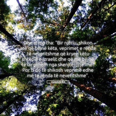 Picture 05 - Ezekieli 8:6 ALB - Dhe ai më tha: 