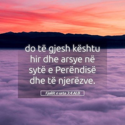 Picture 05 - Fjalët e urta 3:4 ALB - do të gjesh kështu hir dhe arsye në sytë e - Bible Verse Picture