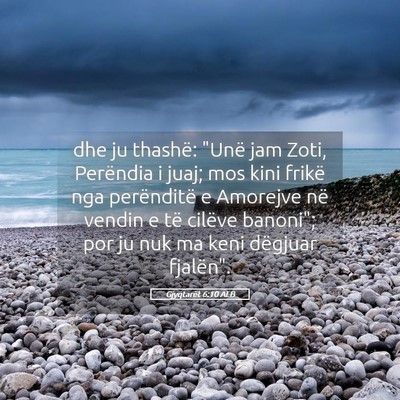 Picture 05 - Gjyqtarët 6:10 ALB - dhe ju thashë: 