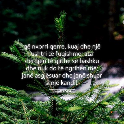 Picture 05 - Isaia 43:17 ALB - që nxorri qerre, kuaj dhe një ushtri të - Bible Verse Picture