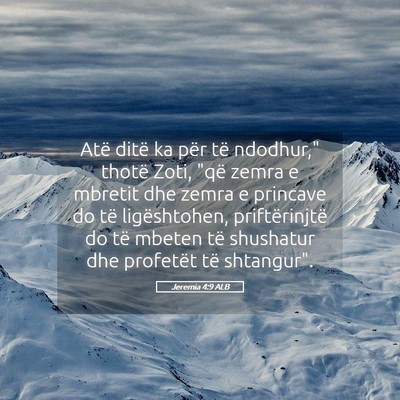 Picture 05 - Jeremia 4:9 ALB - Atë ditë ka për të ndodhur,