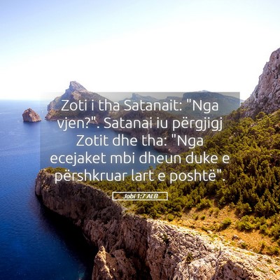 Picture 05 - Jobi 1:7 ALB - Zoti i tha Satanait: 