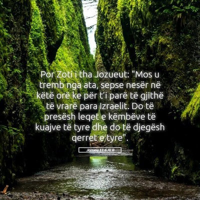 Picture 05 - Jozueu 11:6 ALB - Por Zoti i tha Jozueut: 
