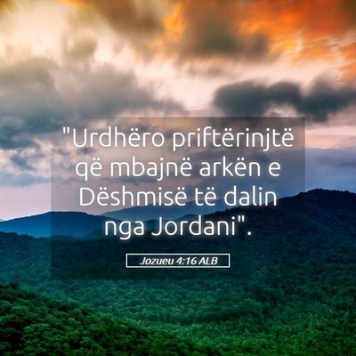 Picture 05 - Jozueu 4:16 ALB - 