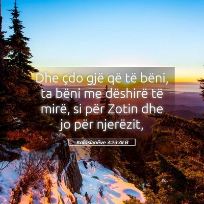 Picture 05 - Kolosianëve 3:23 ALB - Dhe çdo gjë që të bëni, ta bëni me - Bible Verse Picture