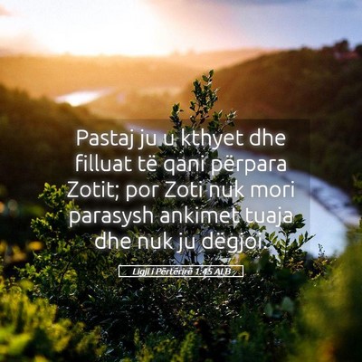 Picture 05 - Ligji i Përtërirë 1:45 ALB - Pastaj ju u kthyet dhe filluat të qani përpara - Bible Verse Picture