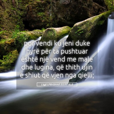 Picture 05 - Ligji i Përtërirë 11:11 ALB - por vendi ku jeni duke hyrë për ta pushtuar - Bible Verse Picture