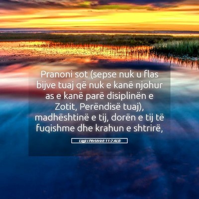 Picture 05 - Ligji i Përtërirë 11:2 ALB - Pranoni sot (sepse nuk u flas bijve tuaj që nuk - Bible Verse Picture