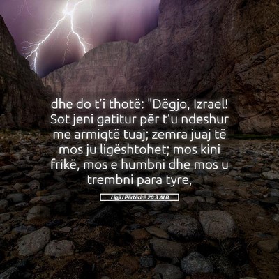 Picture 05 - Ligji i Përtërirë 20:3 ALB - dhe do t’i thotë: 