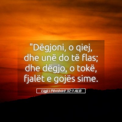 Picture 05 - Ligji i Përtërirë 32:1 ALB - 