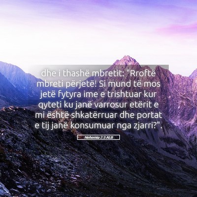 Picture 05 - Nehemia 2:3 ALB - dhe i thashë mbretit: 