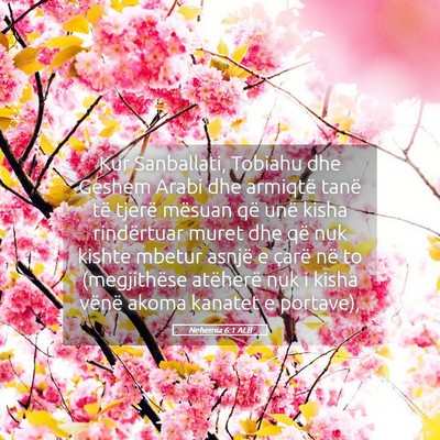 Picture 05 - Nehemia 6:1 ALB - Kur Sanballati, Tobiahu dhe Geshem Arabi dhe - Bible Verse Picture
