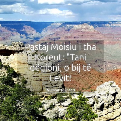 Picture 05 - Numrat 16:8 ALB - Pastaj Moisiu i tha Koreut: 