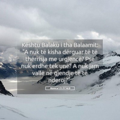 Picture 05 - Numrat 22:37 ALB - Kështu Balaku i tha Balaamit: 