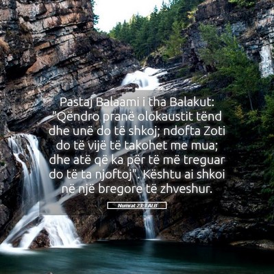 Picture 05 - Numrat 23:3 ALB - Pastaj Balaami i tha Balakut: 