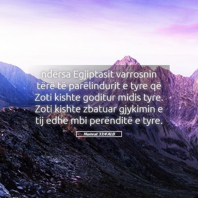Picture 05 - Numrat 33:4 ALB - ndërsa Egjiptasit varrosnin tërë të - Bible Verse Picture