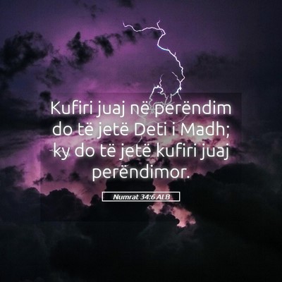 Picture 05 - Numrat 34:6 ALB - Kufiri juaj në perëndim do të jetë Deti i - Bible Verse Picture