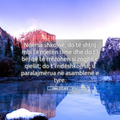 Picture 05 - Osea 7:12 ALB - Ndërsa shkojnë, do të shtrij mbi ta rrjetën - Bible Verse Picture