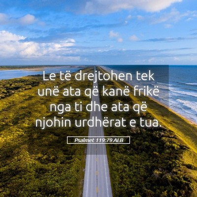 Picture 05 - Psalmet 119:79 ALB - Le të drejtohen tek unë ata që kanë frikë - Bible Verse Picture
