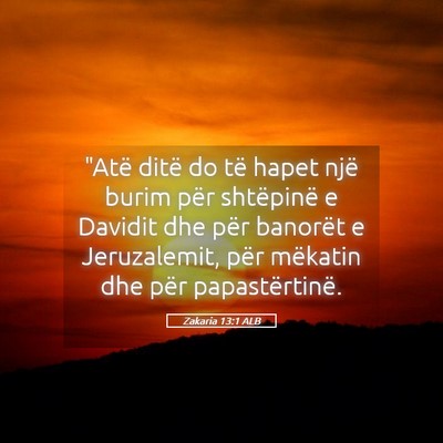Picture 05 - Zakaria 13:1 ALB - 