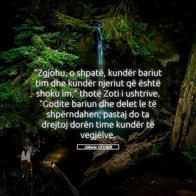 Picture 05 - Zakaria 13:7 ALB - 
