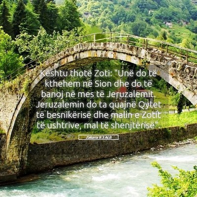Picture 05 - Zakaria 8:3 ALB - Kështu thotë Zoti: 