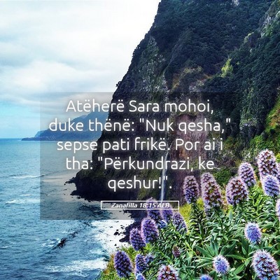 Picture 05 - Zanafilla 18:15 ALB - Atëherë Sara mohoi, duke thënë: 