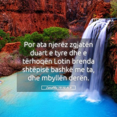 Picture 05 - Zanafilla 19:10 ALB - Por ata njerëz zgjatën duart e tyre dhe e - Bible Verse Picture