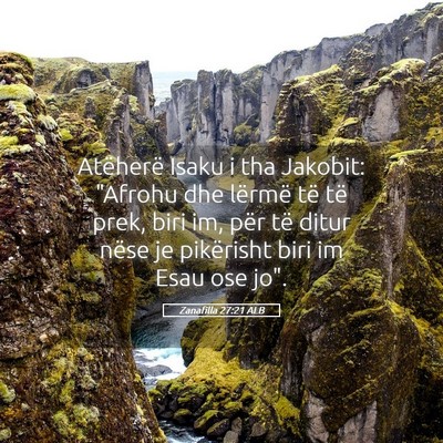 Picture 05 - Zanafilla 27:21 ALB - Atëherë Isaku i tha Jakobit: 