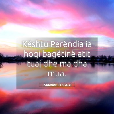 Picture 05 - Zanafilla 31:9 ALB - Kështu Perëndia ia hoqi bagëtinë atit tuaj - Bible Verse Picture