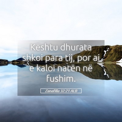 Picture 05 - Zanafilla 32:21 ALB - Kështu dhurata shkoi para tij, por ai e kaloi - Bible Verse Picture