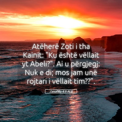 Picture 05 - Zanafilla 4:9 ALB - Atëherë Zoti i tha Kainit: 