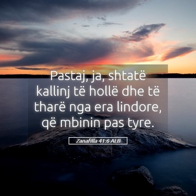 Picture 05 - Zanafilla 41:6 ALB - Pastaj, ja, shtatë kallinj të hollë dhe të - Bible Verse Picture
