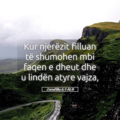 Picture 05 - Zanafilla 6:1 ALB - Kur njerëzit filluan të shumohen mbi faqen e - Bible Verse Picture