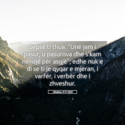 Picture 05 - Zbulesa 3:17 ALB - Sepse ti thua: 