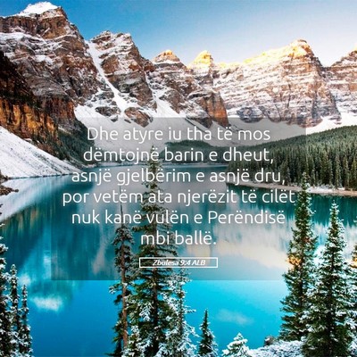 Picture 05 - Zbulesa 9:4 ALB - Dhe atyre iu tha të mos dëmtojnë barin e - Bible Verse Picture