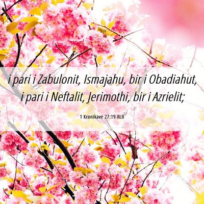 Picture 06 - 1 Kronikave 27:19 ALB - i pari i Zabulonit, Ismajahu, bir i Obadiahut, i - Bible Verse Picture