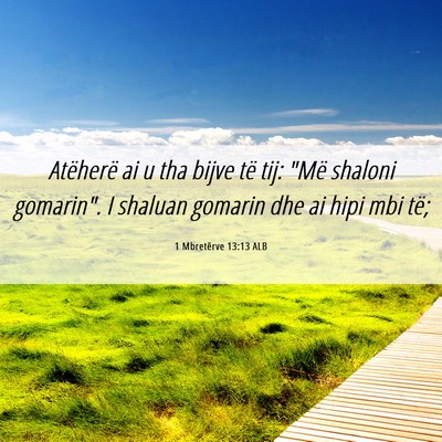Picture 06 - 1 Mbretërve 13:13 ALB - Atëherë ai u tha bijve të tij: 
