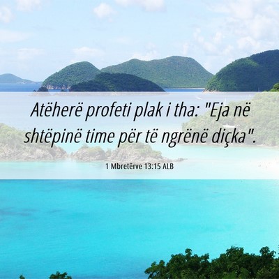 Picture 06 - 1 Mbretërve 13:15 ALB - Atëherë profeti plak i tha: 