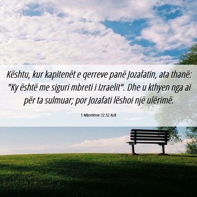 Picture 06 - 1 Mbretërve 22:32 ALB - Kështu, kur kapitenët e qerreve panë - Bible Verse Picture