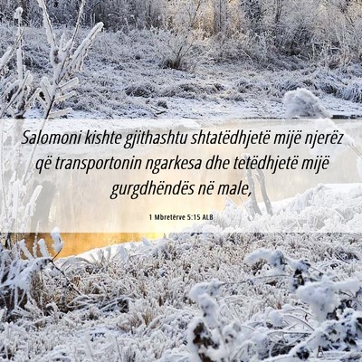 Picture 06 - 1 Mbretërve 5:15 ALB - Salomoni kishte gjithashtu shtatëdhjetë mijë - Bible Verse Picture