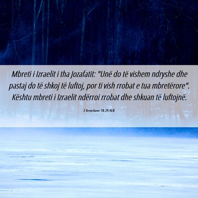 Picture 06 - 2 Kronikave 18:29 ALB - Mbreti i Izraelit i tha Jozafatit: 