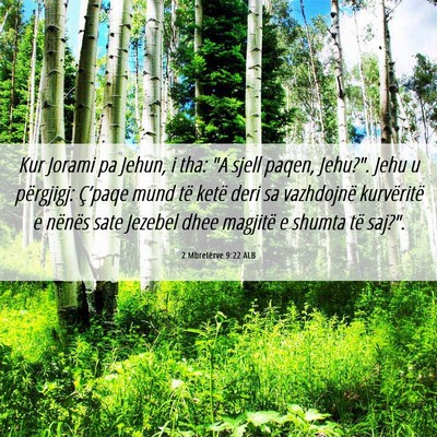 Picture 06 - 2 Mbretërve 9:22 ALB - Kur Jorami pa Jehun, i tha: 