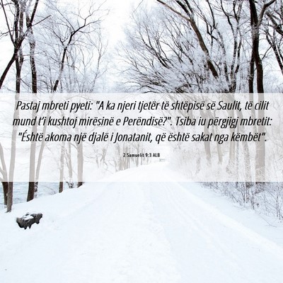 Picture 06 - 2 Samuelit 9:3 ALB - Pastaj mbreti pyeti: 
